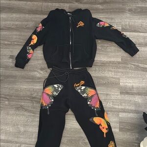 I.AM.GIA Black Butterfly Tracksuit